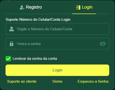 JOGO005 Login